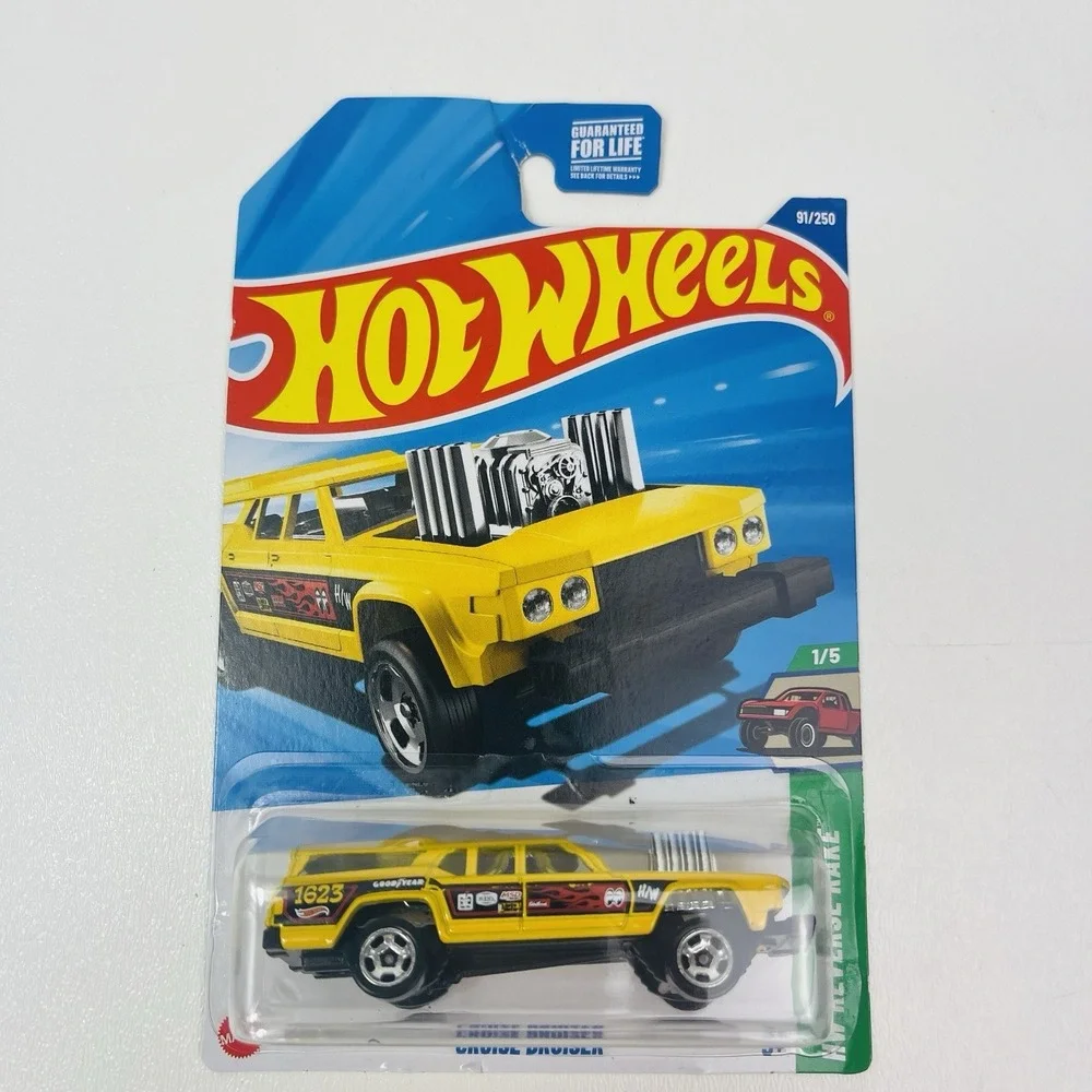 Hot Wheels 2025 Cruise Bruiser 91/250 J Case HW Reverse Rake Yellow 1623